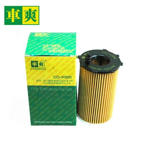 现代 全新胜达(进口) 2013款 改款 3.0L 四驱舒适版 欧IV(G6DG) 车爽 CO-H300 机滤 高度:121;外径:71;内径:27 