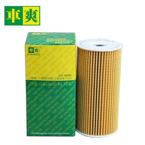 现代 全新胜达(进口) 2013款 2.2T 四驱舒适导航版 7座(D4HB) 车爽 CO-H280 机滤 高度:131;外径:64;内径:25 